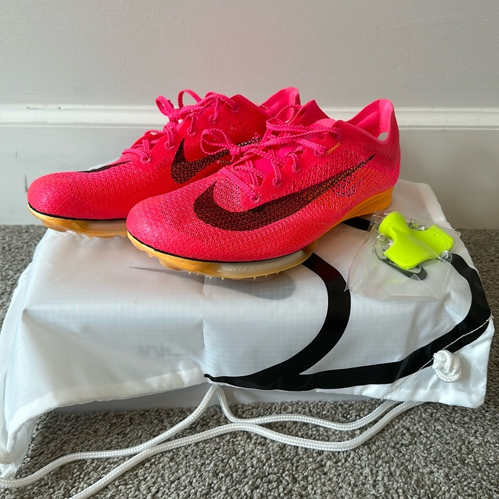 Brand new, nike air zoom victory track spikes, size 10.5 men, since 12 women